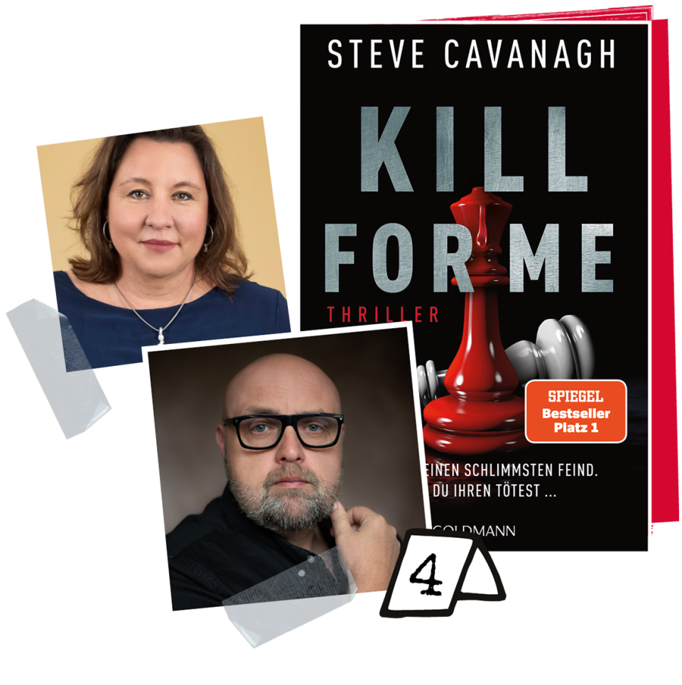 Steve Cavanagh & Anouk Schollähn - Kill for me Cover